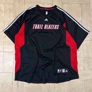 officially licensed Adidas NBA Portland Trail Blazers shooting shirt